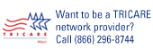 Want to be a TRICARE network provider? Call (866) 296-8744